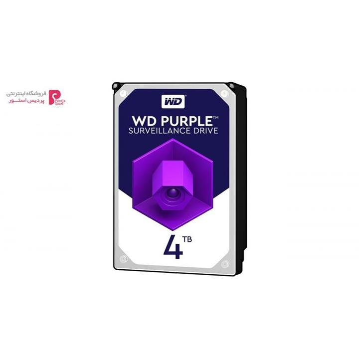 هارددیسک اینترنال وسترن دیجیتال مدل Purple WD40EJRX ظرفیت 4 ترابایت Western Digital Purple 4TB WD40EJRX Internal Hard Drive